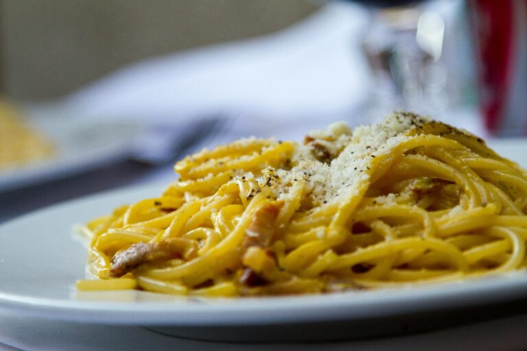 IS CARBONARA PASTA JUST RAW EGGS?